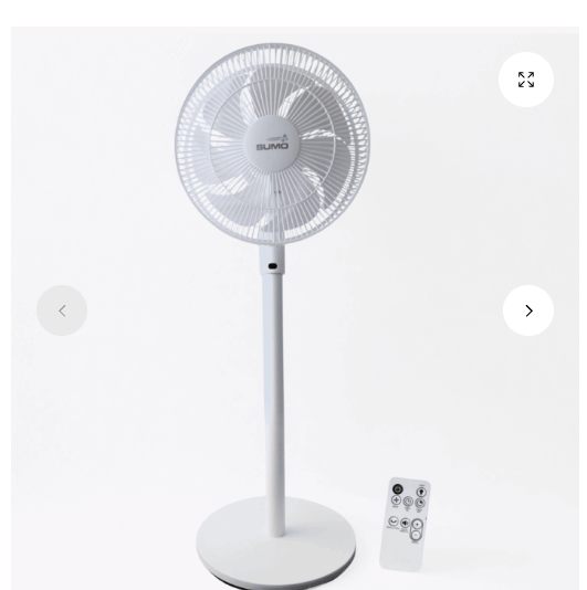 Ventilador ultra silencioso con control remoto de pie VP-88
