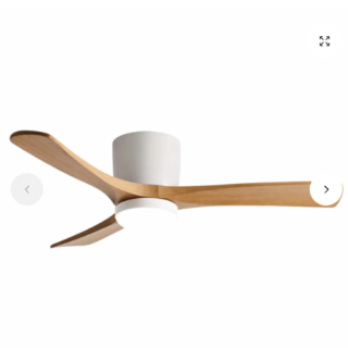 Ventilador de techo Sumo VT60 52" 3 Aspas de madera Led Blanco