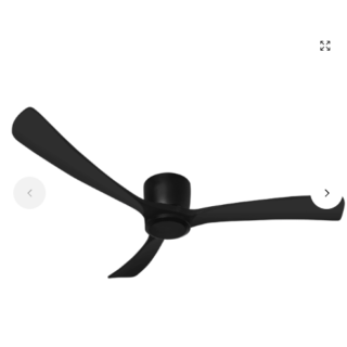 Ventilador de techo Sumo VT55 52" 3 Aspas de madera Negro