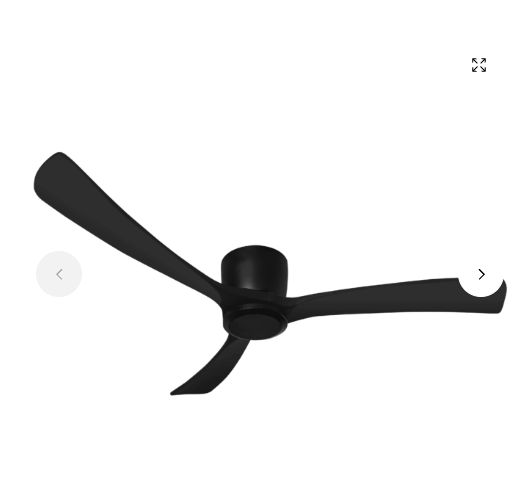 Ventilador de techo Sumo VT55 52" 3 Aspas de madera Negro
