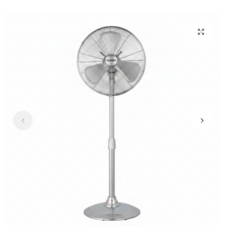 Ventilador de pie retro Sumo VP40 16" Plata