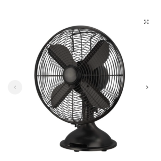 Ventilador de mesa retro Sumo VM30 12" Negro